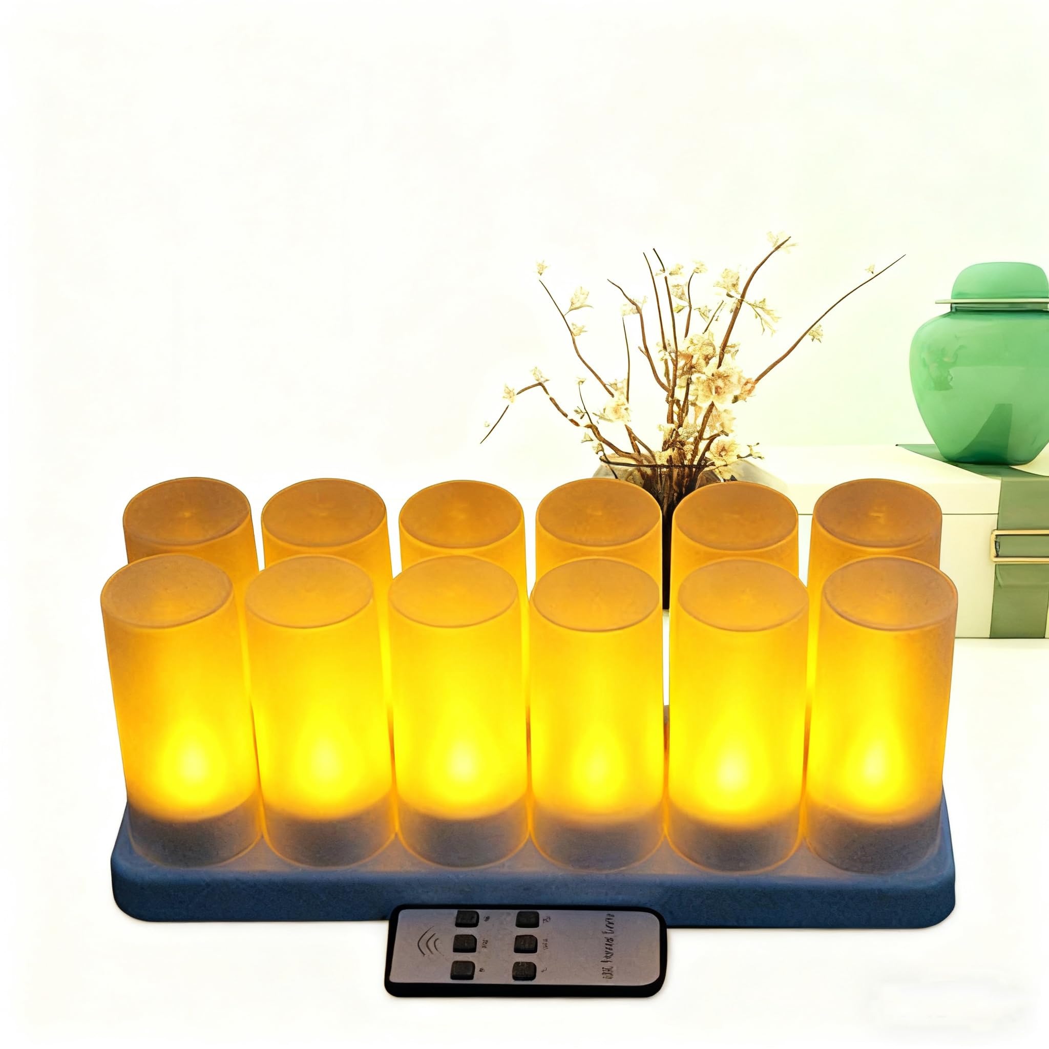 Amazon.co.jp : EuroFone LED キャンドルライト-12個の充電式LED点滅 Amazon.co.jp : EuroFone LED キャンドルライト-12個の充電式LED点滅